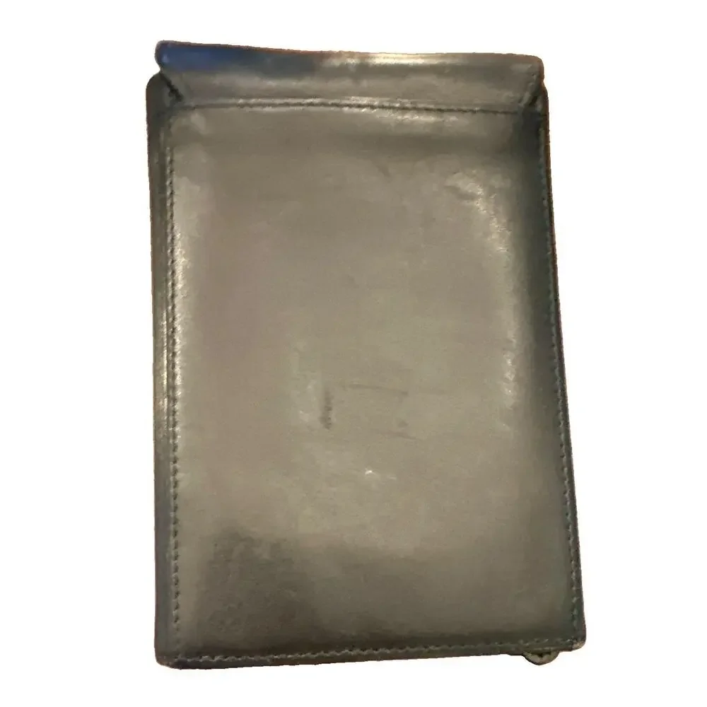 Vintage Coach Crossbody Wallet Purse- Black Soft Leather- No Strap! Great Cond